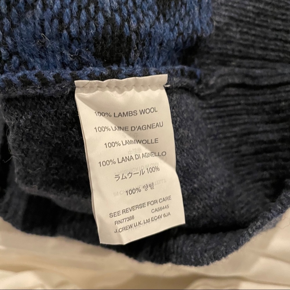 J. Crew Pattern Wool Sweater - image 4